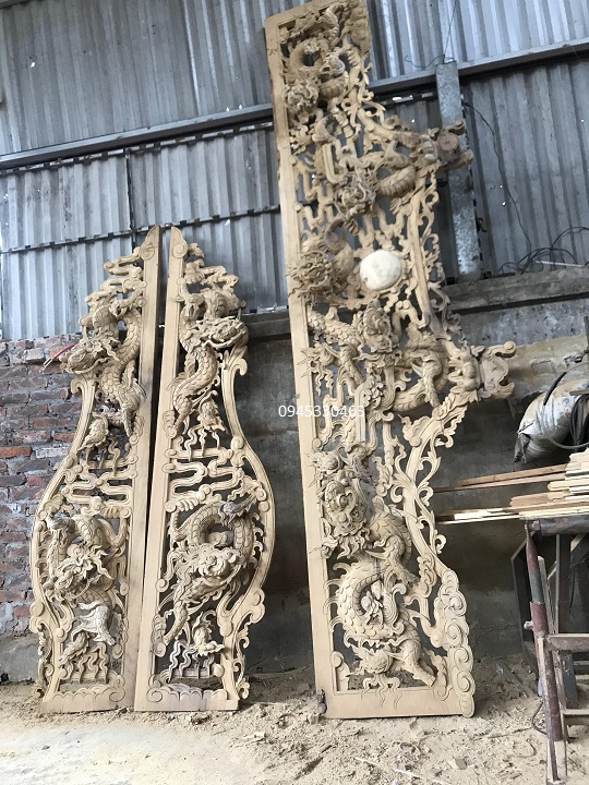 Cửa võng song long chầu nguyệt