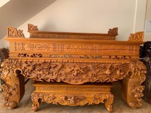 Sập thờ gỗ