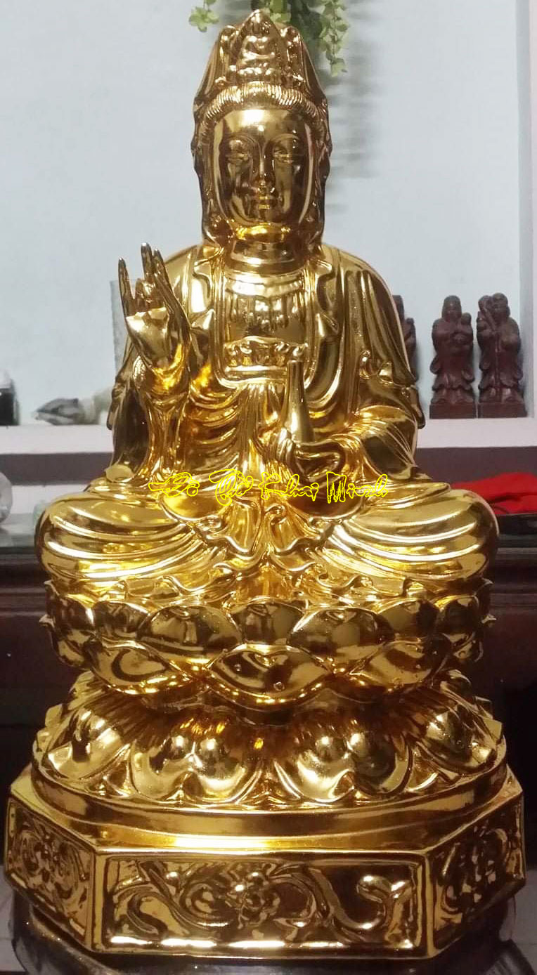 Tượng phật bà sơn son thếp vàng